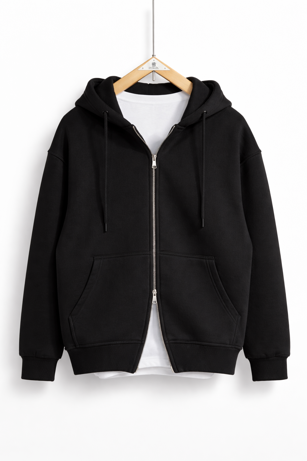 double zipper boxy fit jacket