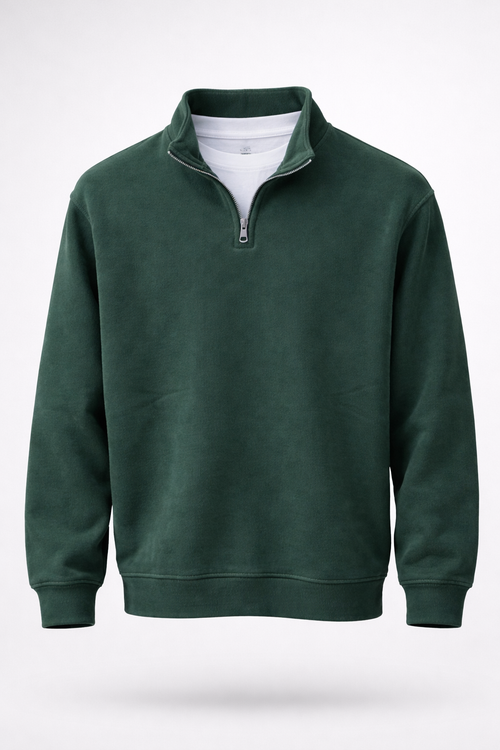 amaranth quarter zipper